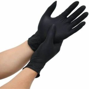 Worldmedico Powder Free Nitrile Examination Gloves Black Medium -  Case of 10 x 100 - Expired 07/2025 - Limited Stock