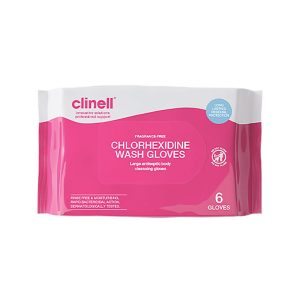 Clinell 2% Chlorhexidine Gloves Fragrance Free - 6 Pack