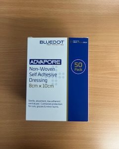Advapore Non-Woven Self Adhesive Dressing 8cm x 10cm