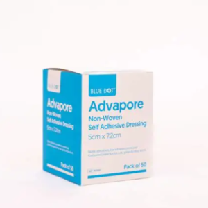 Advapore Non-Woven Self Adhesive Dressing 5cm x 7.2cm - Pack 50