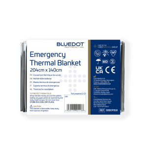 Blue Dot Emergency Thermal Blanket 204cm x 140cm (Individual)
