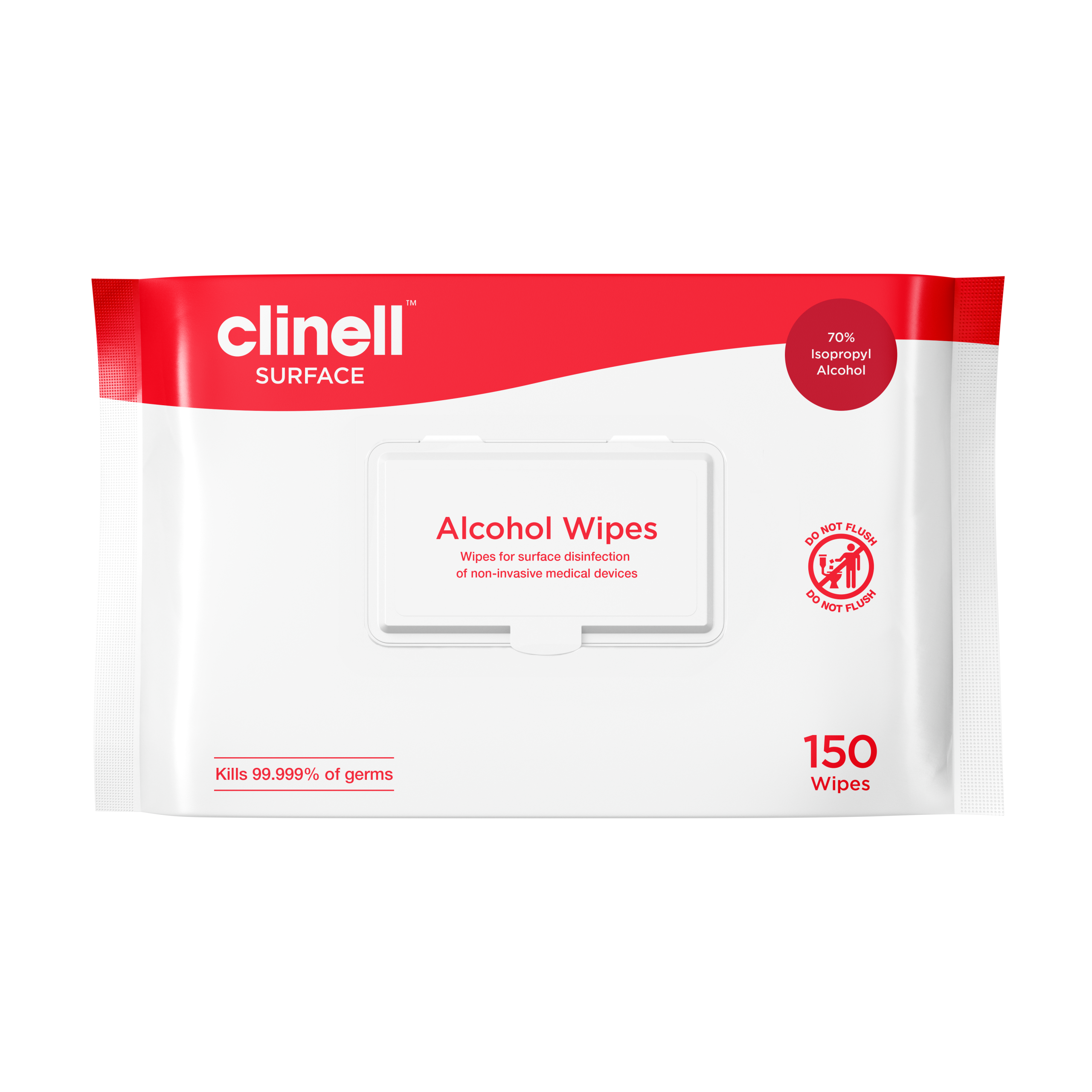 Clinell Alcohol Large Wipes Pack 150 – Expire Oct 2027